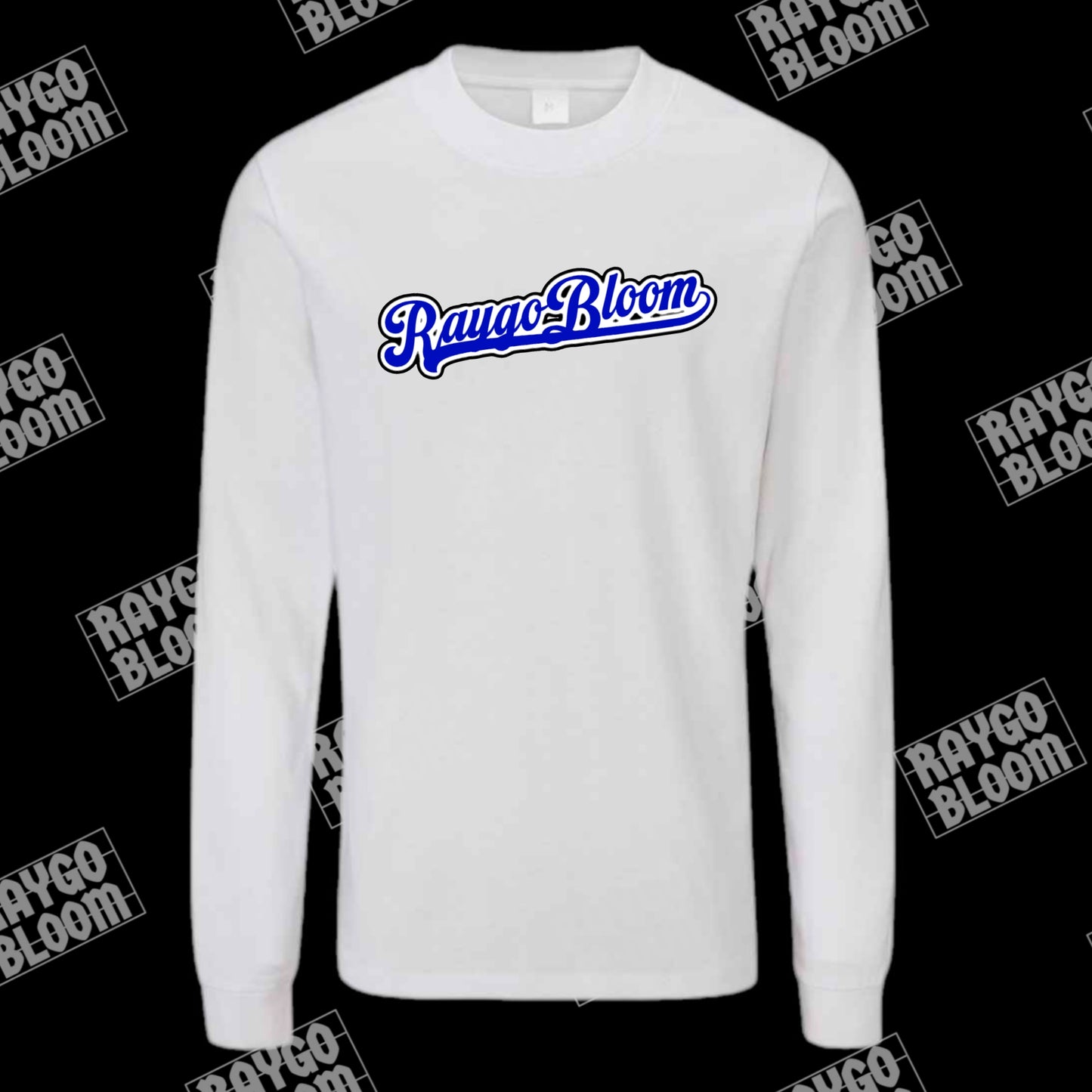 Long Sleeve T-Shirt 'Baseball' Collection (White)