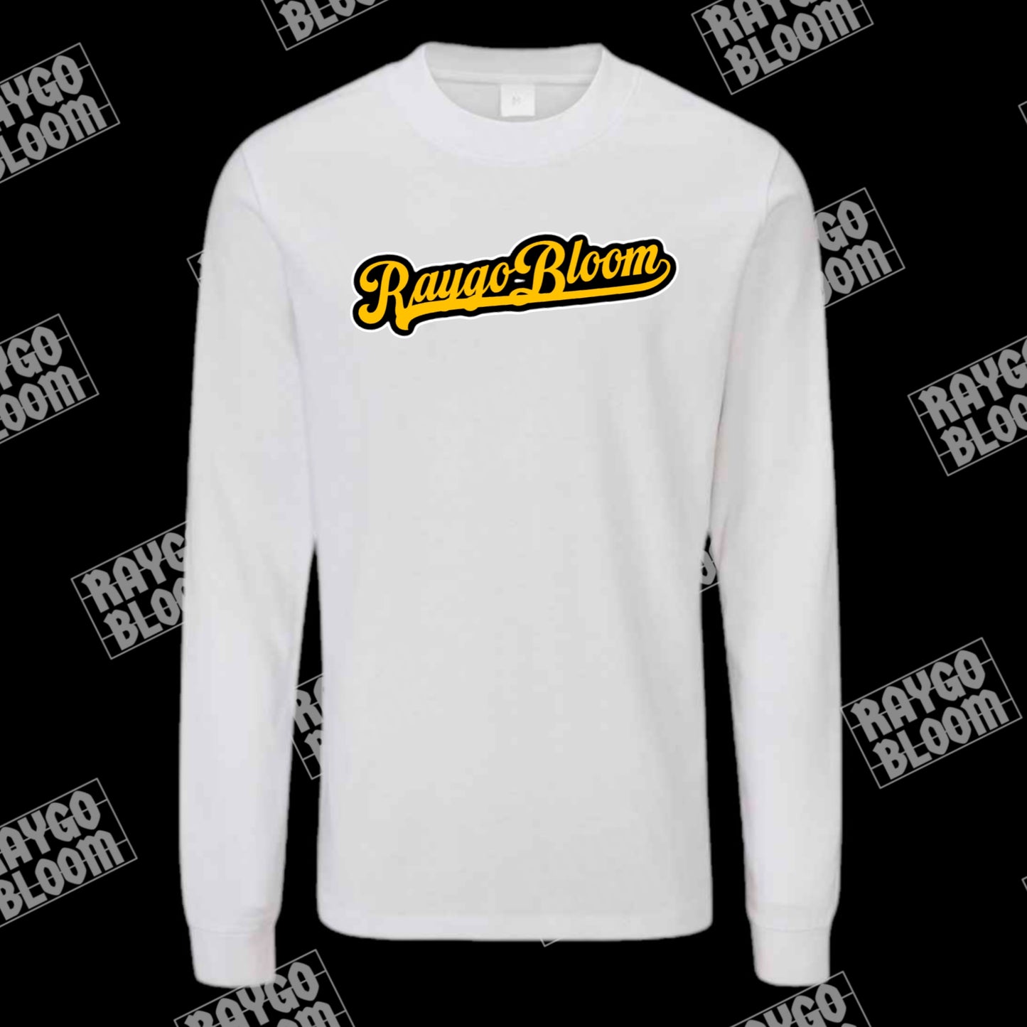 Long Sleeve T-Shirt 'Baseball' Collection (White)