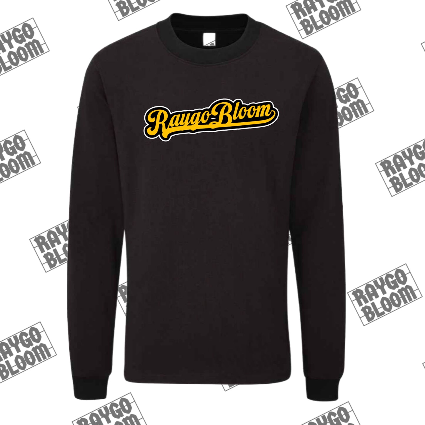 Long Sleeve T-Shirt 'Baseball' Collection (Black)