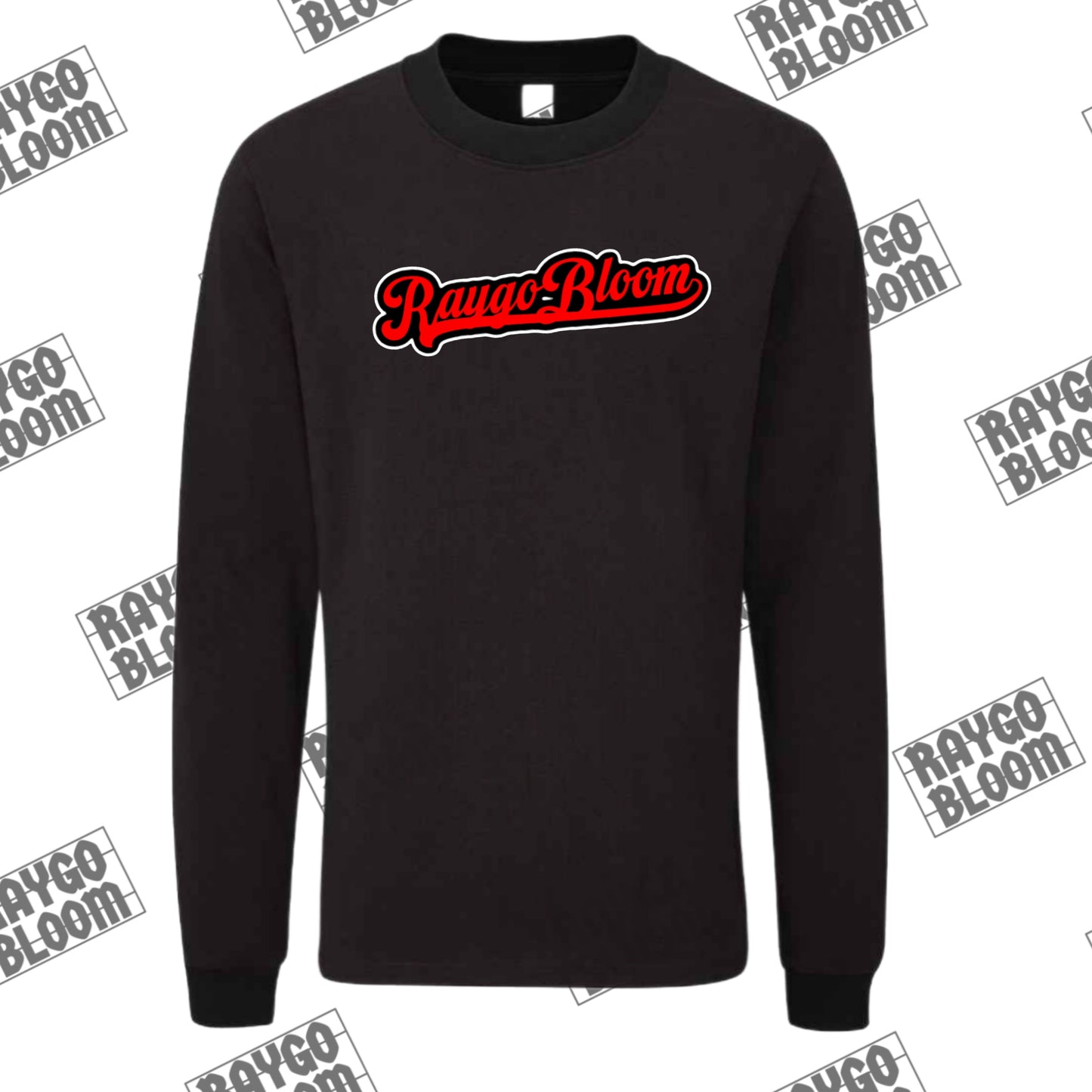 Long Sleeve T-Shirt 'Baseball' Collection (Black)