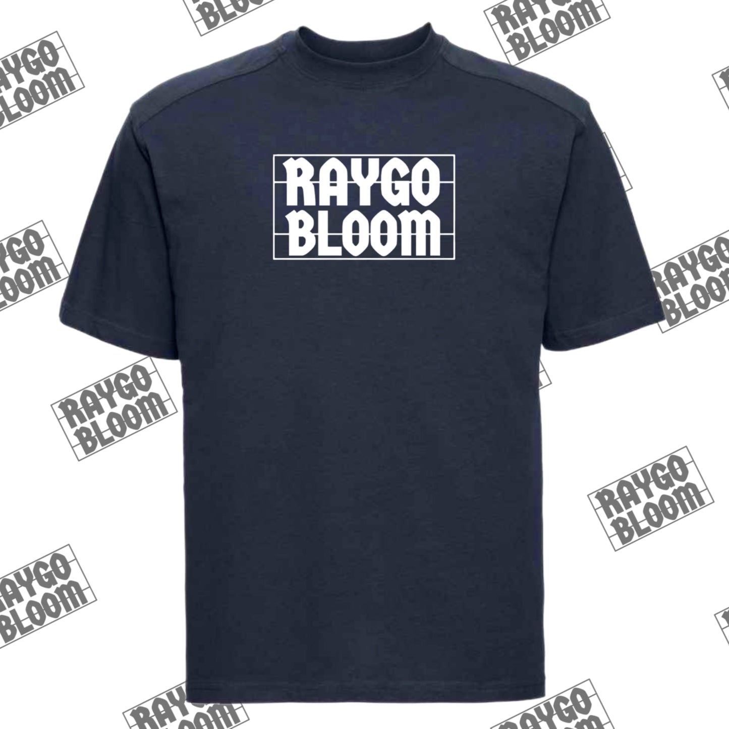 Short Sleeve T-Shirt (Centre White Raygo Bloom Logo)