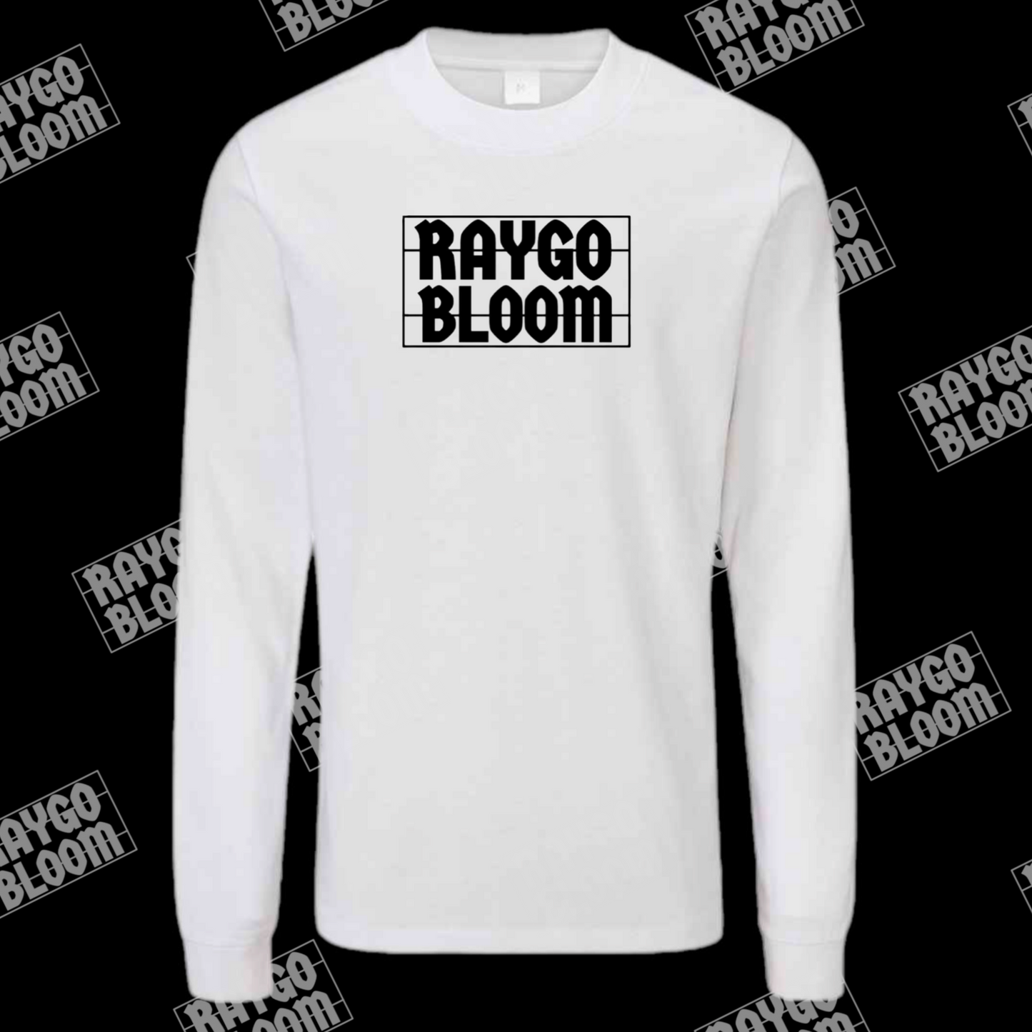 Long Sleeve T-shirt (Black Raygo Bloom Logo)