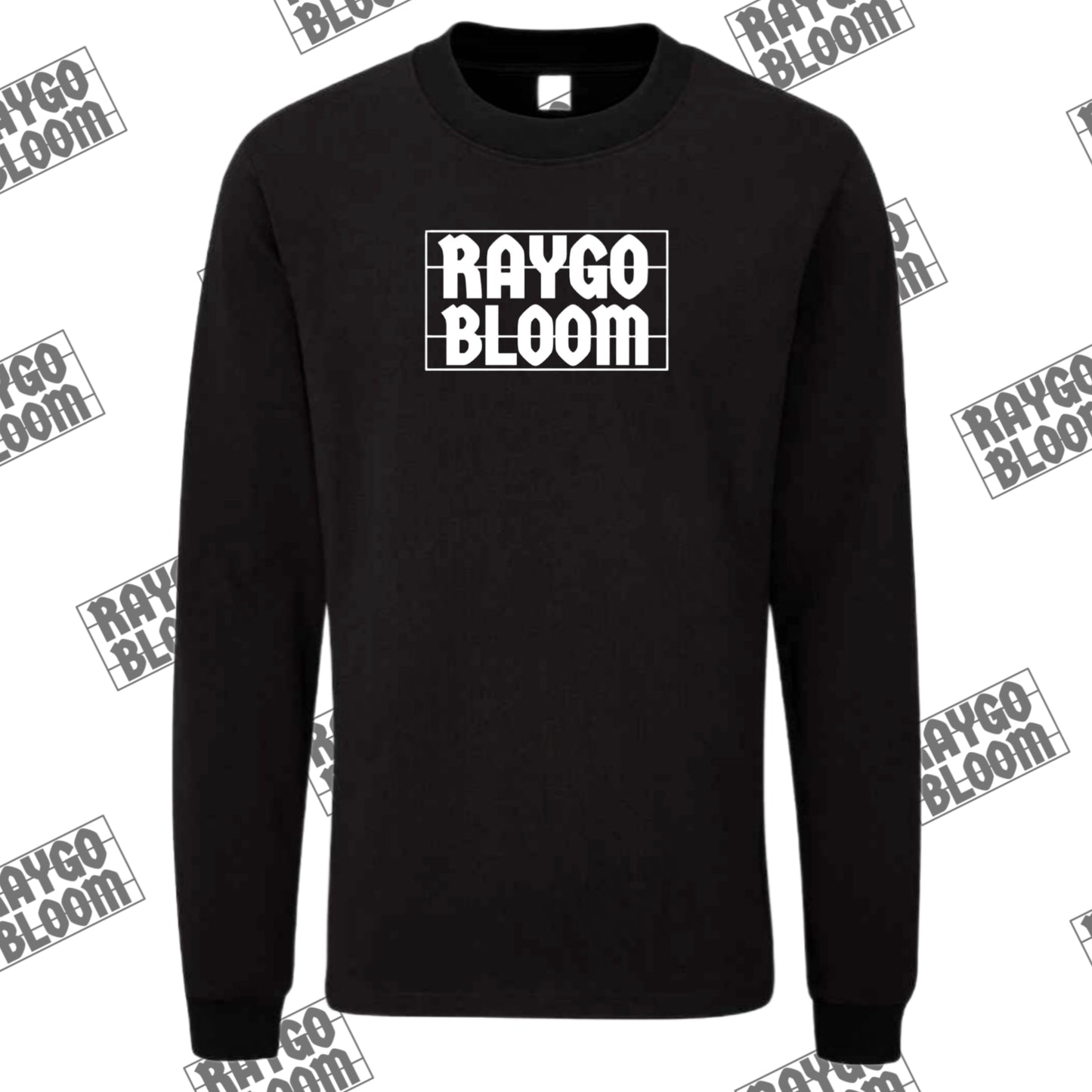 Long Sleeve T-shirt (White Raygo Bloom Logo)