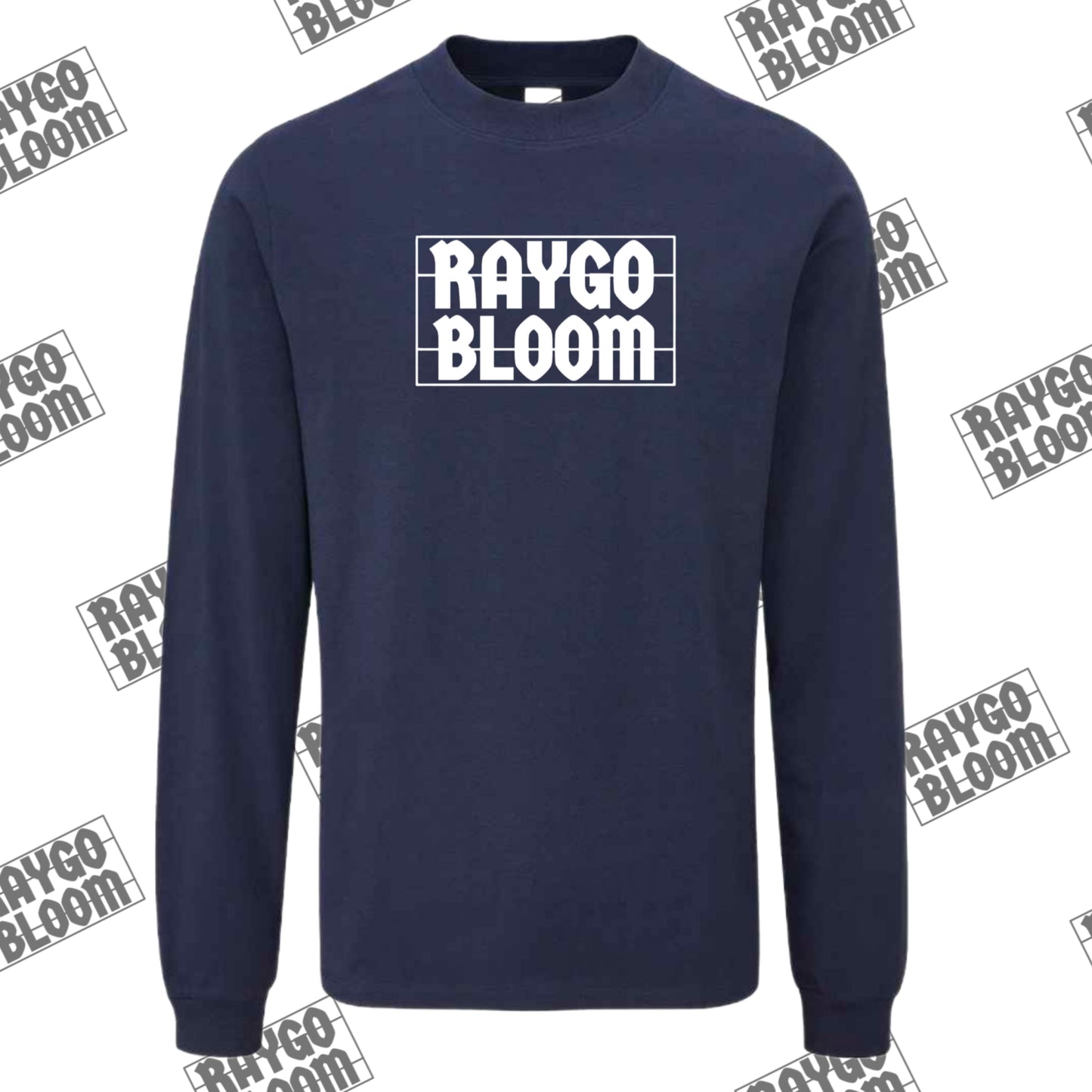 Long Sleeve T-shirt (White Raygo Bloom Logo)