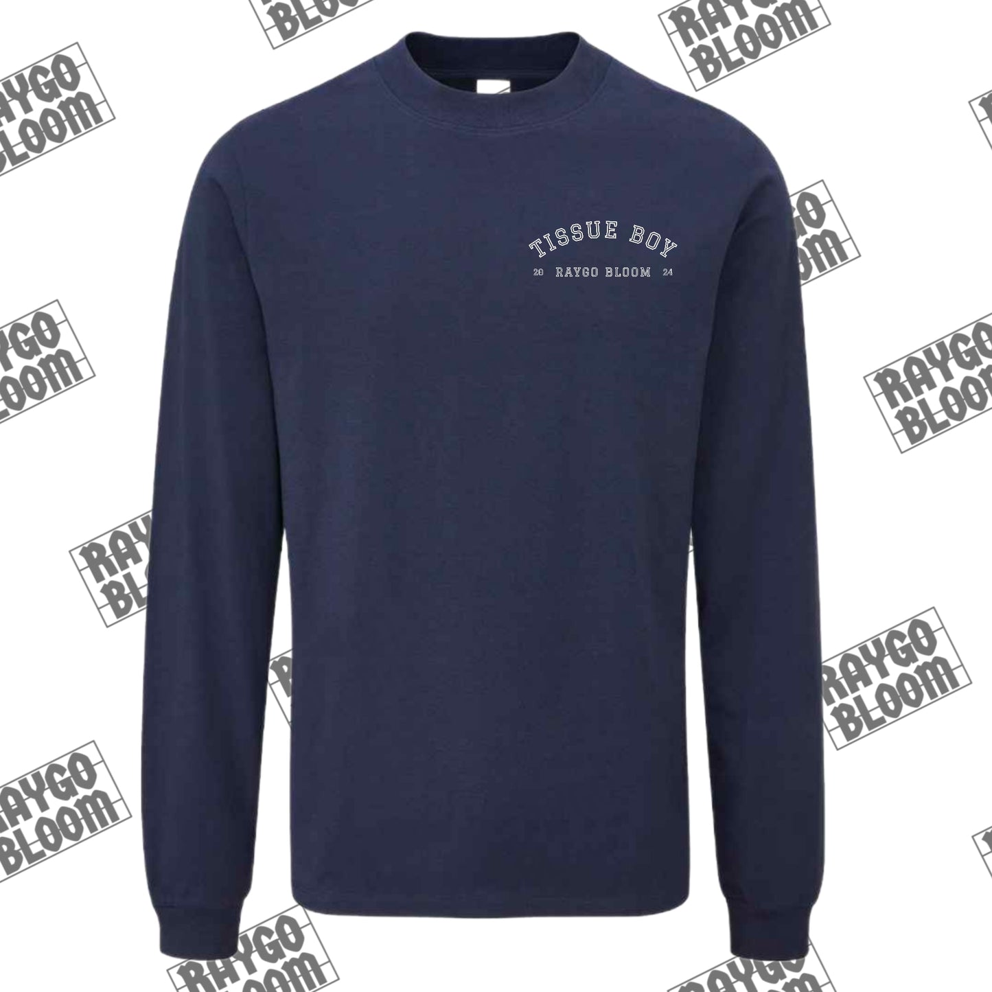 Long Sleeve T-shirt (White Left Uni Logo)