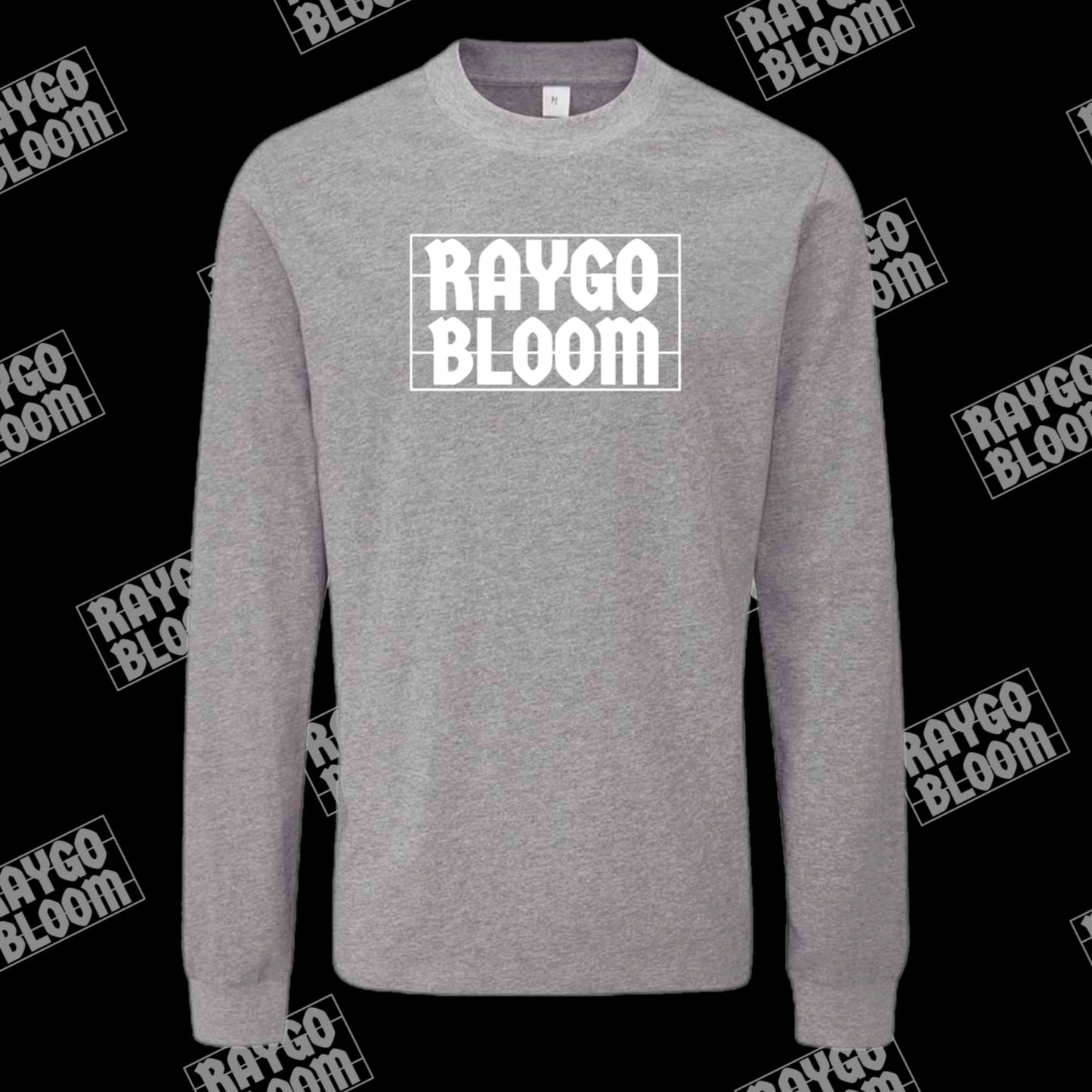 Long Sleeve T-shirt (White Raygo Bloom Logo)