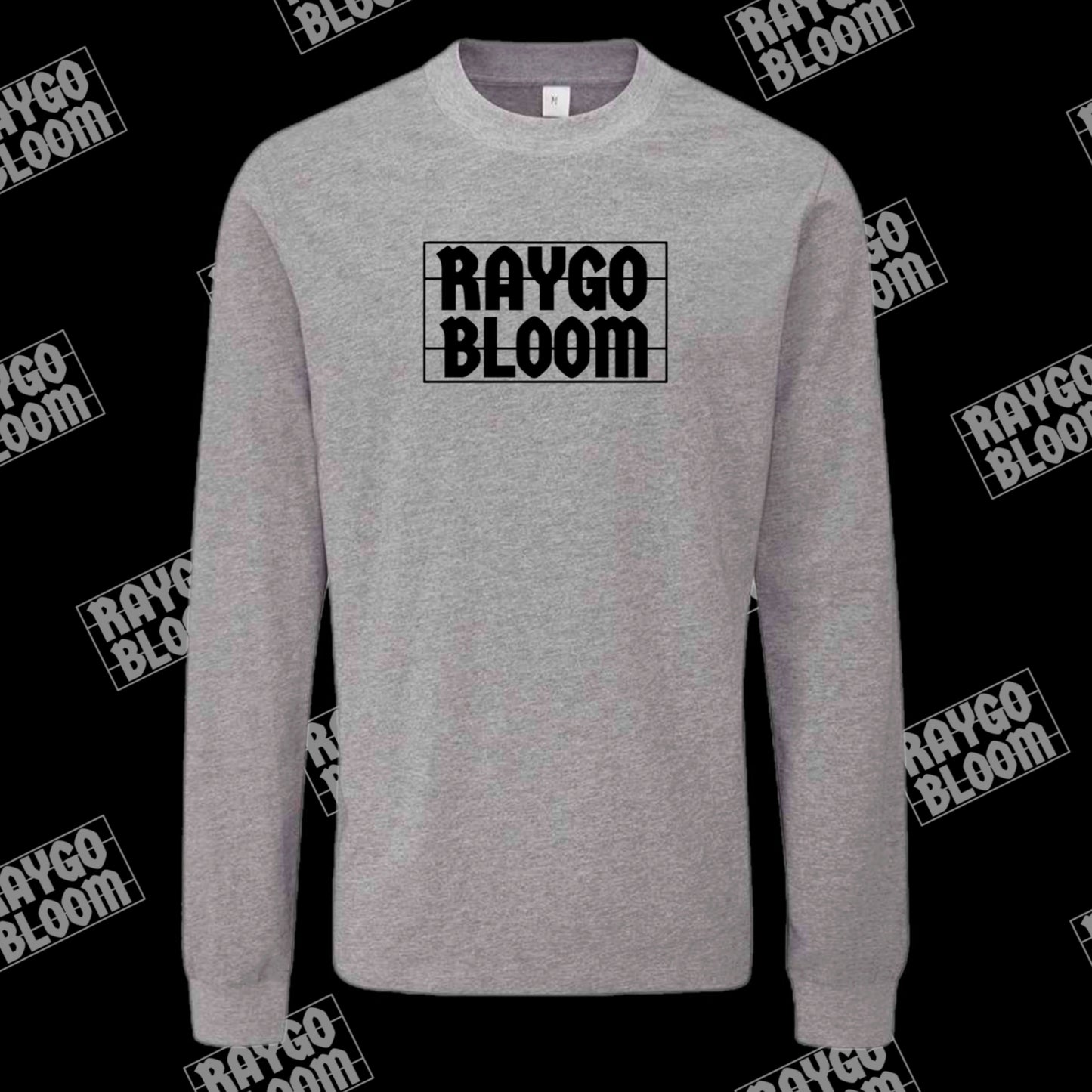 Long Sleeve T-shirt (Black Raygo Bloom Logo)