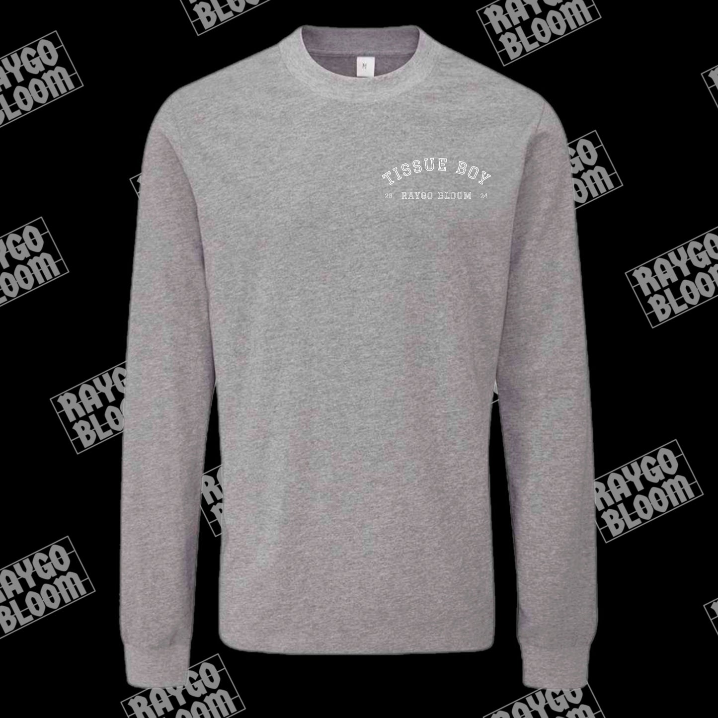 Long Sleeve T-shirt (White Left Uni Logo)