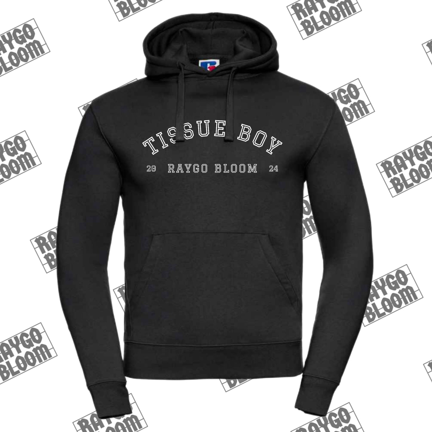 Tissue Boy Hoodie (White Centre Uni Logo)