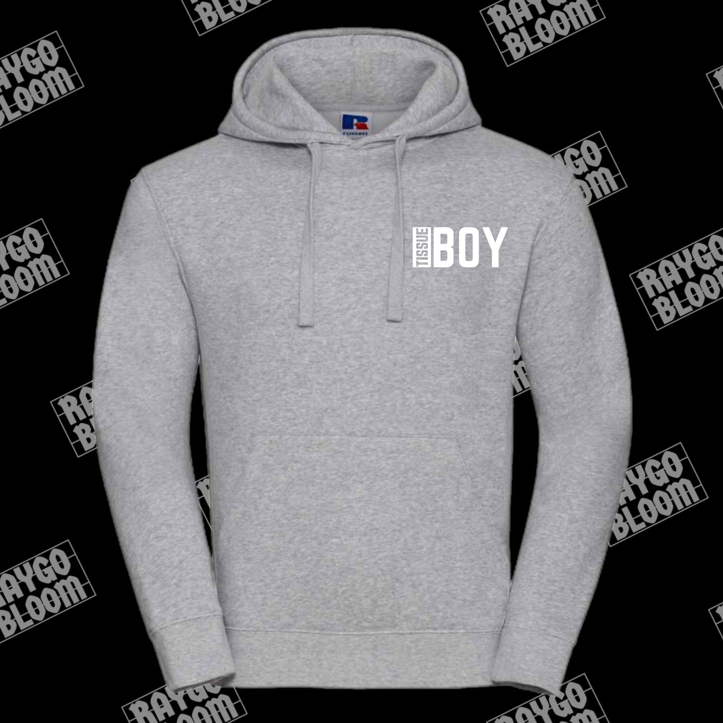 Tissue Boy Hoodie (White TBOY Logo)