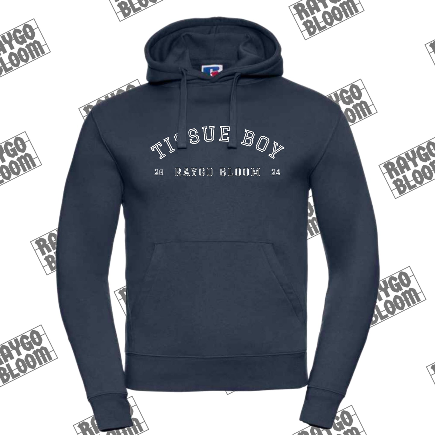 Tissue Boy Hoodie (White Centre Uni Logo)