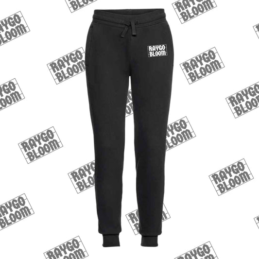 Tracksuit Bottoms (White Raygo Bloom Logo)